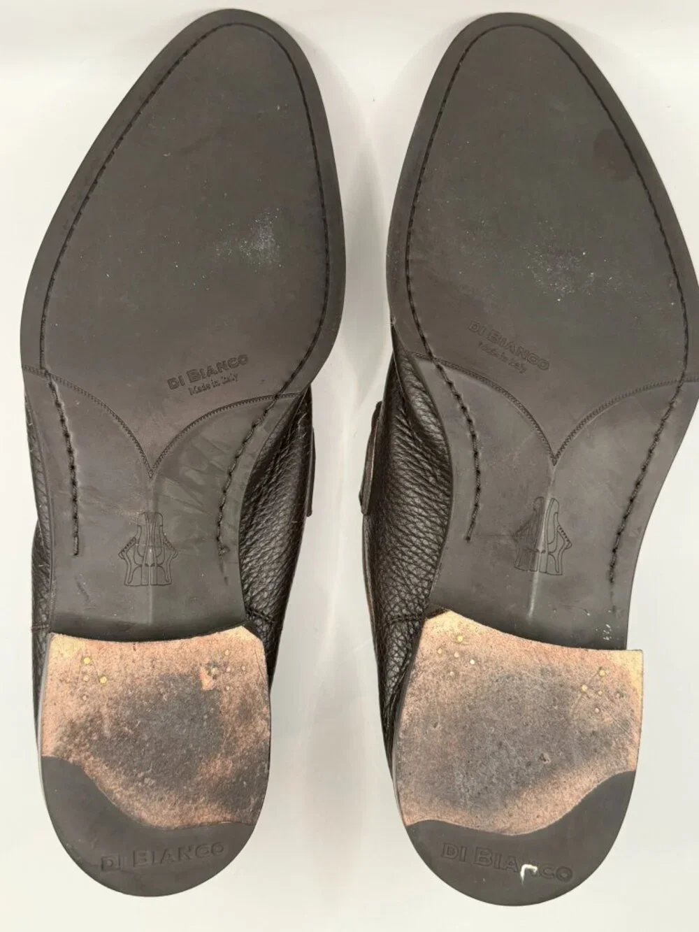 DiBianco Men’s Shoes Brera Deerskin Classic Penny Made In Italy 10 D US $895